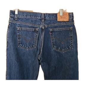 Vintage Y2K Levis 518 Super Low Bootcut Womens Size 11 Jr Blue Dark Wash 30x31
